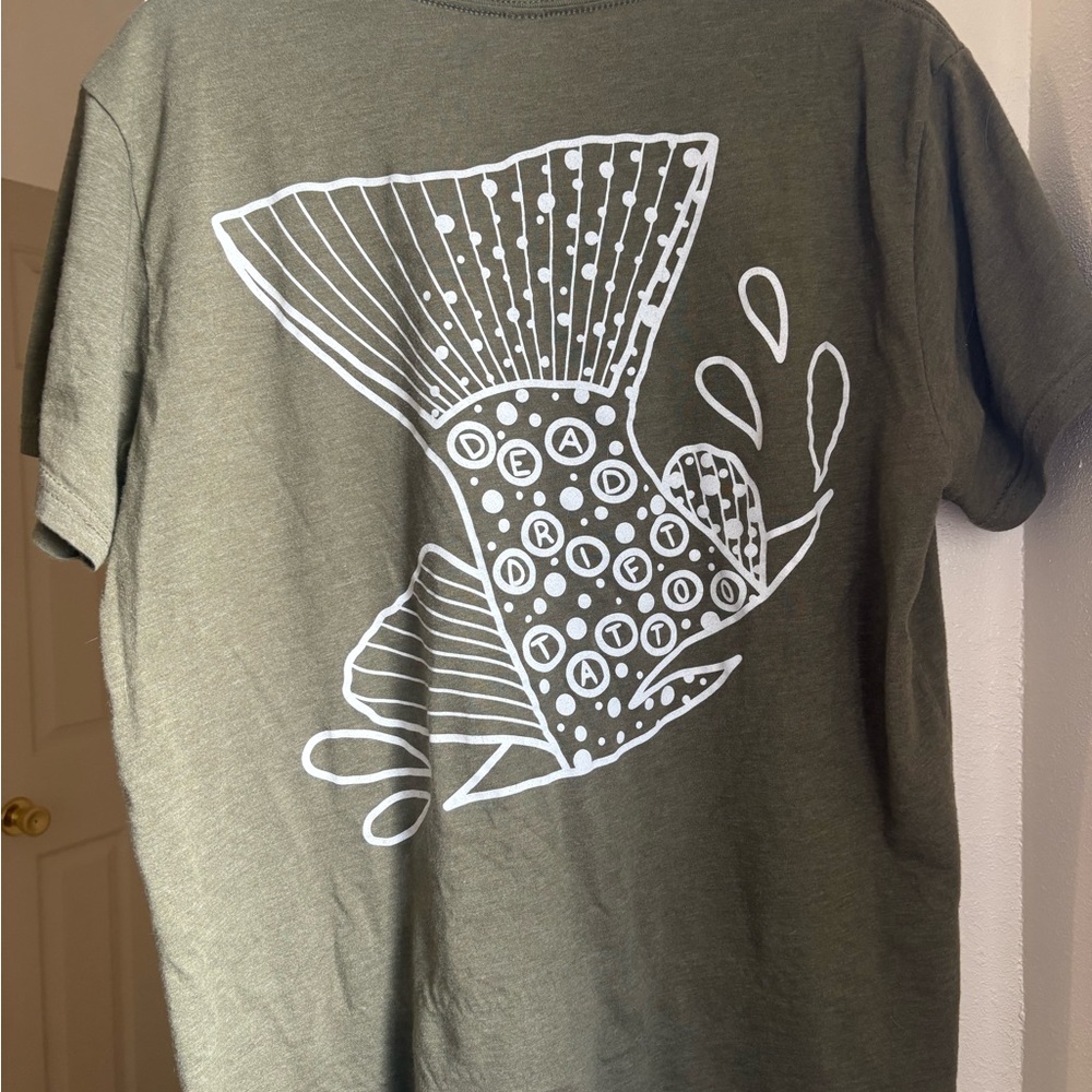 Next Level Apparel Olive Graphic Tee - Picture 2 of 3
